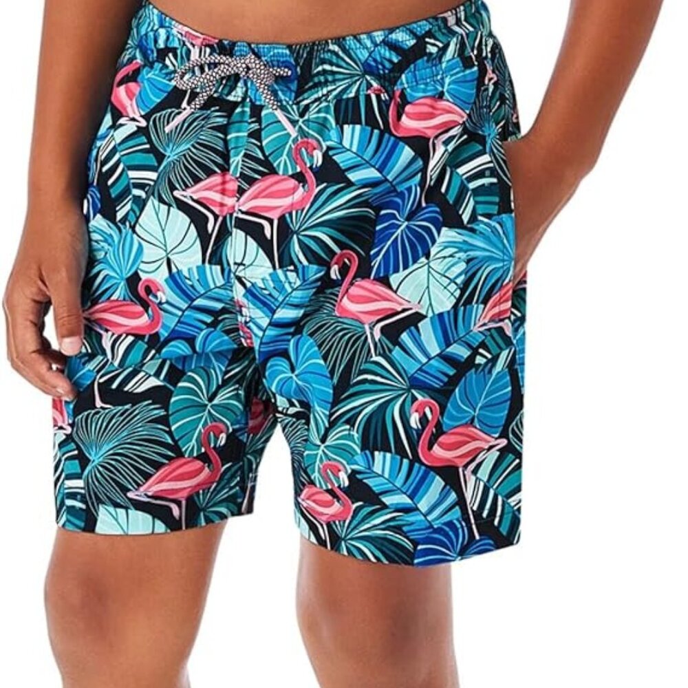 men's swim trunks size large multicolored